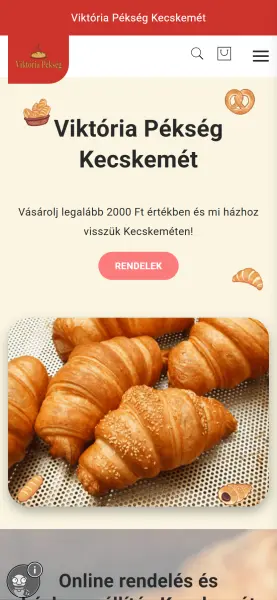 Viktória Pékség mobil